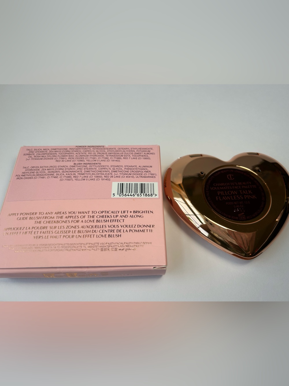 NWT🌷Charlotte Tilbury Pillow Talk Beauty Soulmates Palette in “Flawless Pink” - Picture 9 of 15